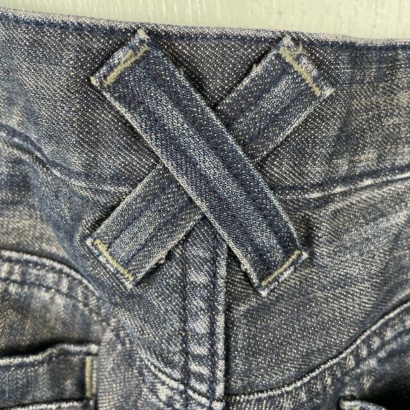 XRAY Jeans Mens Size 38 Straight Leather Stud Pocket Accent XY - Picture 5 of 12